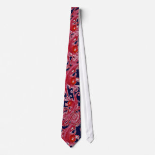 MAGIC BERRIES Fantasy Floral Swirls Tie