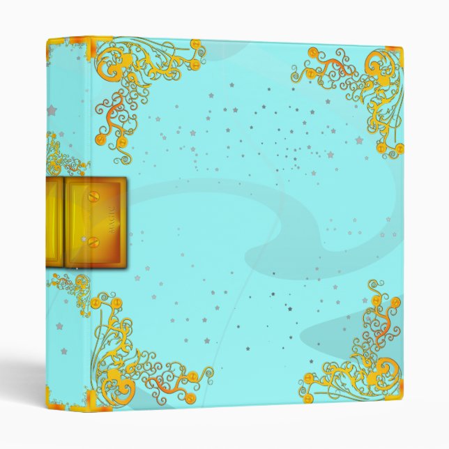 Magic Binder - With Custom Background Colour (Front/Spine)