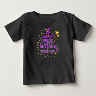 Magic Birthday Wishes Halloween Witch T-Shirt
