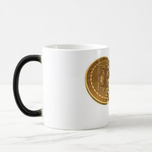Magic Bitcoin or Cryptomonnaie Morpher Mug Café