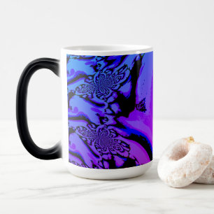Magic Bleu Noir Rose Purple Morpher Mug