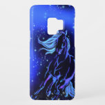 Magic Blue Horse Running At Moonlight Starry Night Case-Mate Samsung Galaxy S9 Case<br><div class="desc">Neon Blue Horse Running At Moonlight Starry Night Magic Animal Drawing - Choose / Add Your Unique Text / Colour - Make Your Special Gift - Resize and move or remove and add elements / image with customization tool ! - Drawing and Design by MIGNED. You can also transfer my...</div>