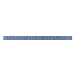 Magic Blue Velvet Colour Design Satin Ribbon