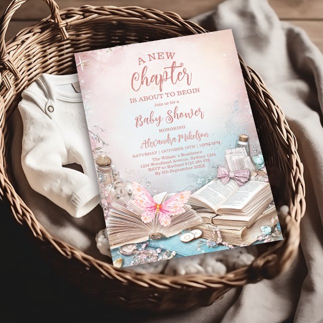 Magic Boho Storybook  Baby Shower Invitation (Creator Uploaded)