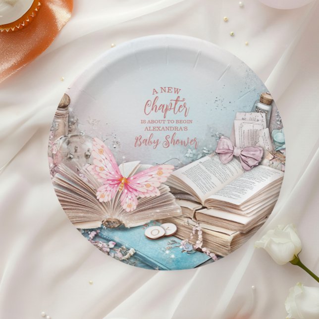 Magic Boho Storybook  Baby Shower Paper Plate (Creator Uploaded)