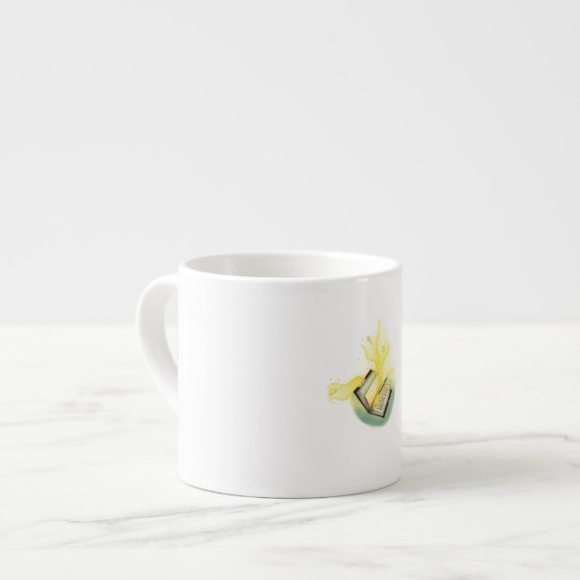 Magic book espresso cup (Front Left)