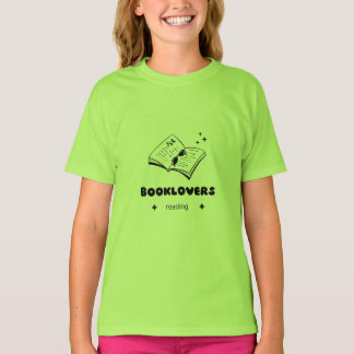 Magic Book Kids T-Shirt Colourful Reading Tee
