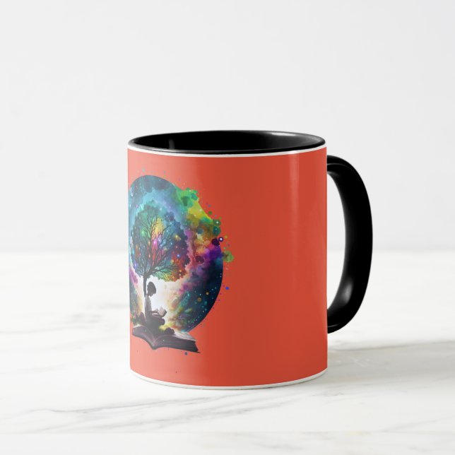 Magic book mug (Front Right)