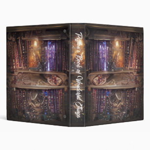Magic Bookshelf Mystical Book of Shadows 3 Ring Bi Binder