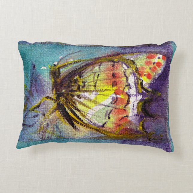 MAGIC BUTTERFLY ACCENT PILLOW (Back)
