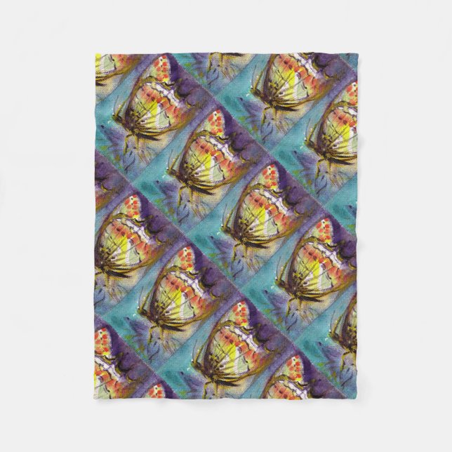 MAGIC BUTTERFLY FLEECE BLANKET (Front)