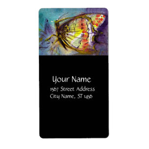 MAGIC BUTTERFLY IN BLUE Black