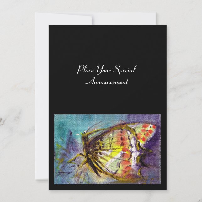 MAGIC BUTTERFLY INVITATION (Front)