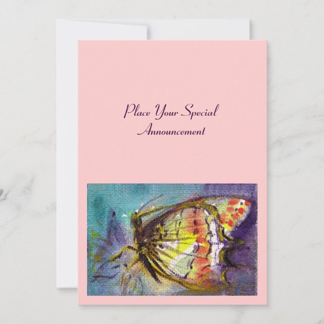 MAGIC BUTTERFLY INVITATION (Front)