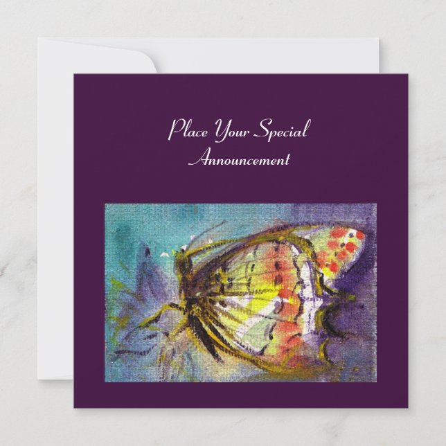 MAGIC BUTTERFLY INVITATION (Front)