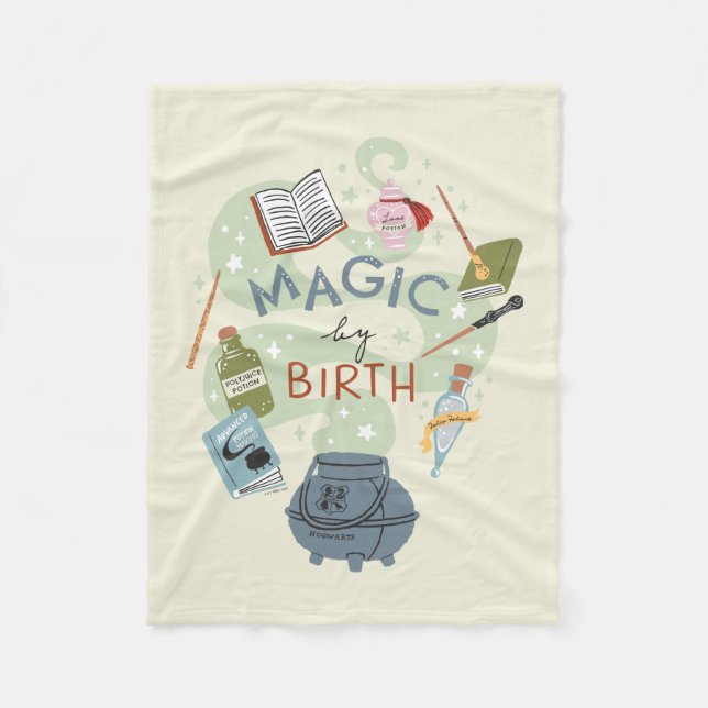 Magic by Birth Graphic Fleece Blanket (Front)