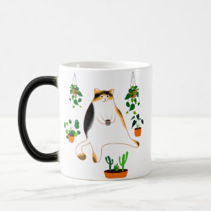 Magic Calico Chat Boire Mug de café, Calico Chat Cadeau