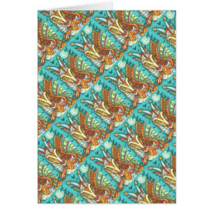 MAGIC CANDY CORN DRAGON, HALLOWEEN FANTASY CARD