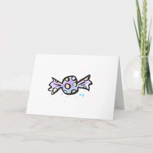 Magic Candy "Trick or Treat" {Halloween} Card (Front)