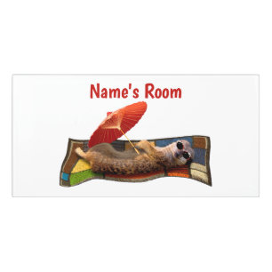 Magic Carpet Ride Room Name Plate Door Sign