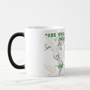 Magic Carte du monde Peace Dove Mug