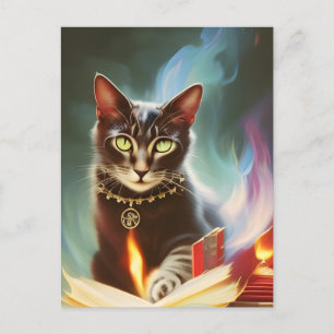 Magic Cat Postcard