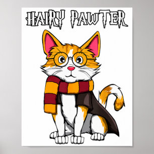 Magic Cat With Gles , Funny Pawter Funny  Poster