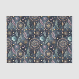 Magic Celestial Dreamcatcher Starry Night Pattern Tissue Paper