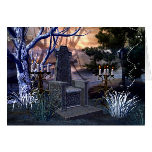 Magic chair greeting card (Front Horizontal)