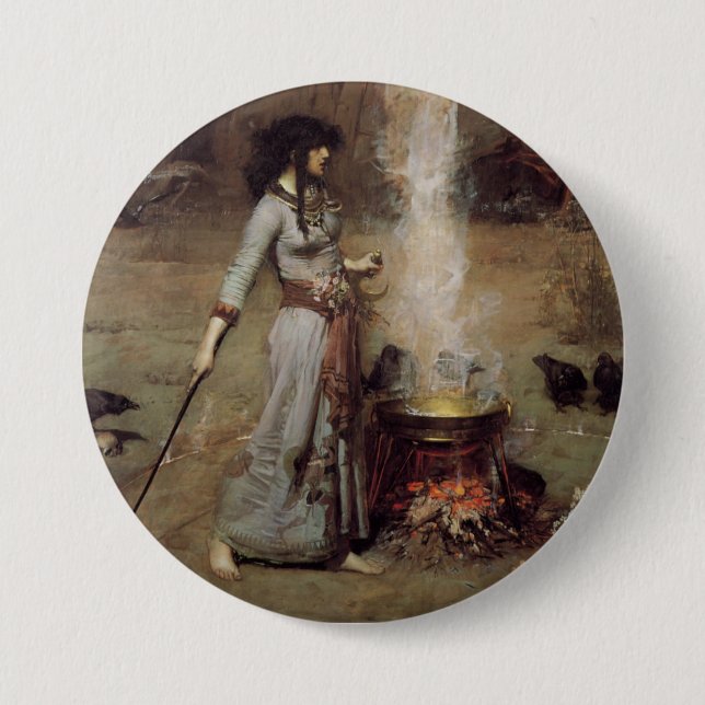 Magic Circle 3 Inch Round Button (Front)