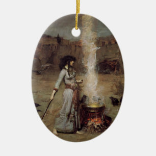 Magic Circle Ceramic Ornament