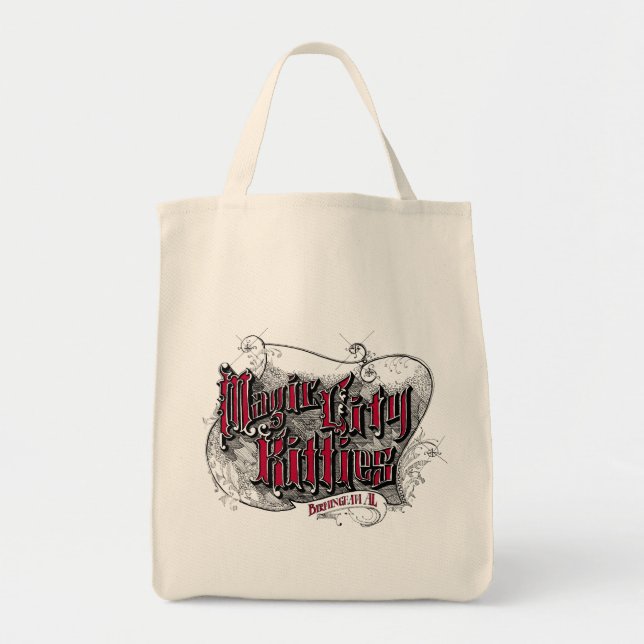 Magic City Kitties Grocery Tote (Front)