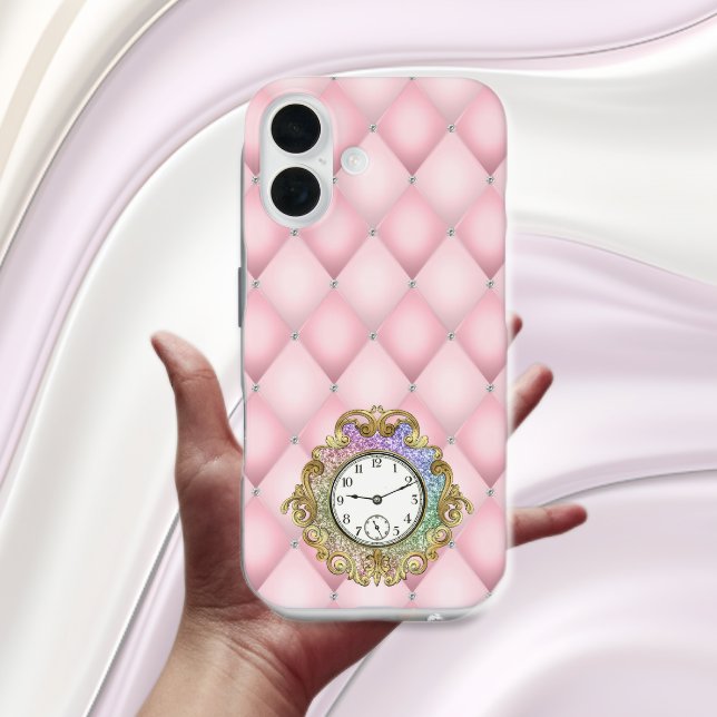 Magic Clock on Pink iPhone / iPad case (Creator Uploaded)
