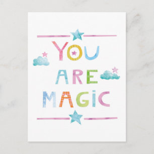 Magic Clouds You are Magic Postcard
