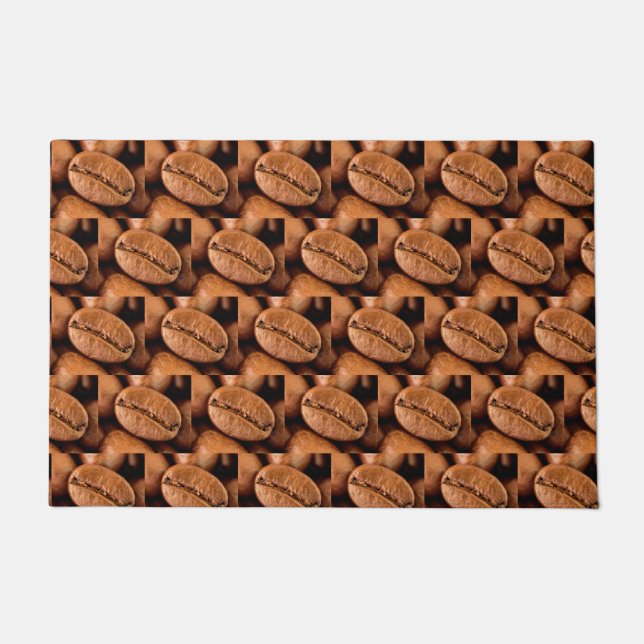 Magic coffee beans  doormat (Front)