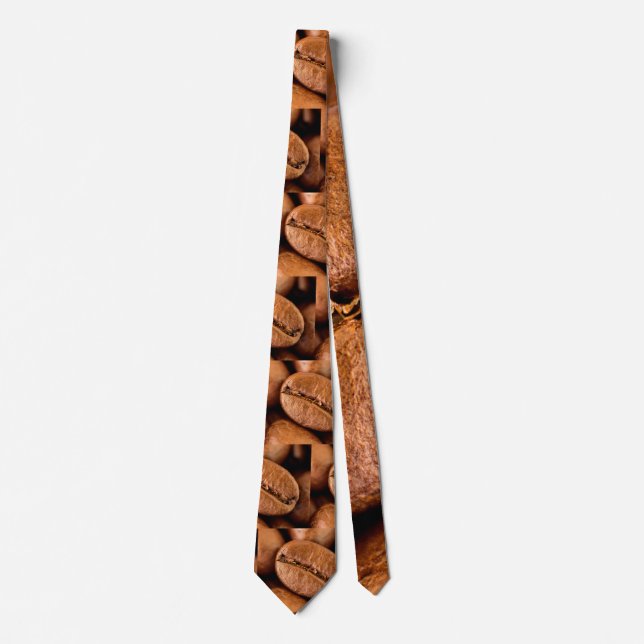 Magic coffee beans Photograph for coffee lovers Tie (Front)