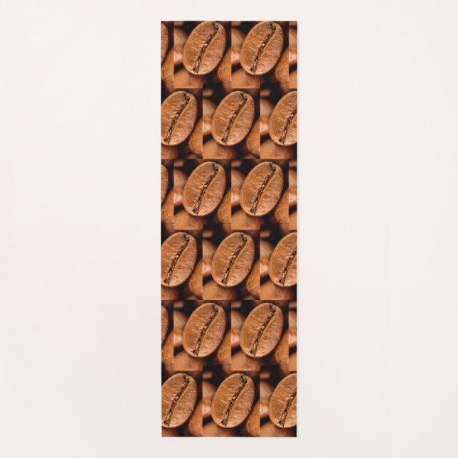 Magic coffee beans yoga mat (Front)