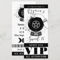 Magic Crystal Ball Fortune Teller Party VIP Ticket