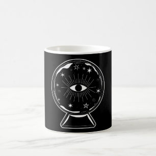 Magic Crystal Ball Scry Seeing Eye Tells All Coffee Mug