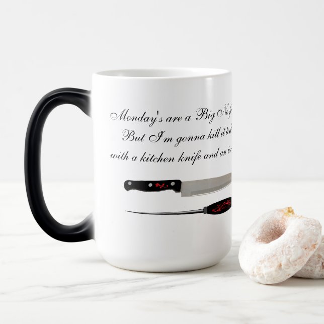 Magic Dites NON à Mug du lundi (Avec donut)