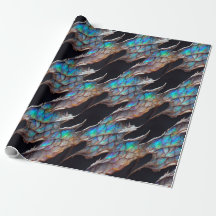 Magic Dragon Scales Wrapping Paper
