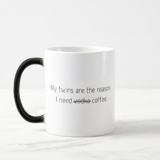 Magic Drôle Citation tendance Cadeau Café Mug Twins Vodk