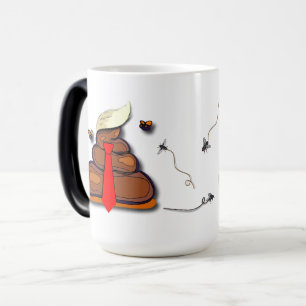 Magic Drôle Faux Poop Emoji Dessin Politique Mug