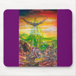 MAGIC DUEL BETWEEN BRADAMANT AND NEGROMANCER MOUSE PAD