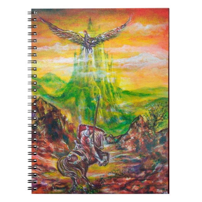 MAGIC DUEL BETWEEN BRADAMANT AND NEGROMANCER NOTEBOOK (Front)