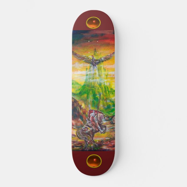 MAGIC DUEL BETWEEN BRADAMANT AND NEGROMANCER SKATEBOARD (Front)