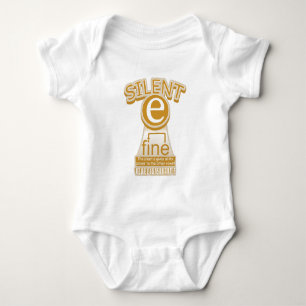 Magic e rule PHONICS learning English Baby Bodysuit