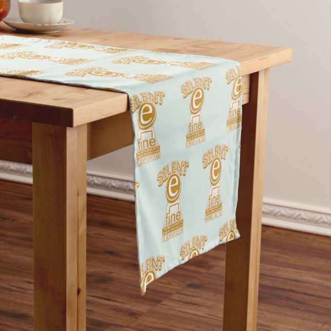 Magic e rule PHONICS learning English Short Table Runner (In Situ)