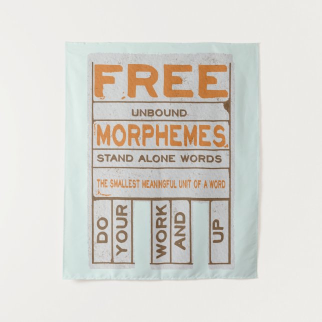 Magic e rule PHONICS learning English Tapestry (Front)