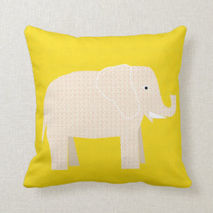 Magic Elephant Throw Pillow